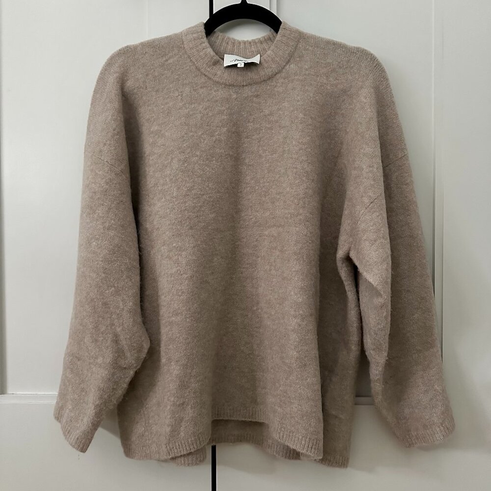 3.1 Philip Lim brushed knitted sweater (beige, size S)